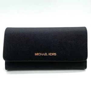 Michael Kors Trifold Wallet Black/Gold